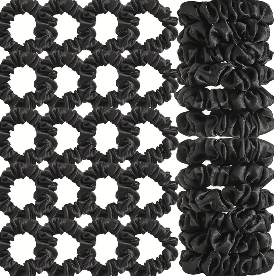 Satin Hair Ties 4pcs