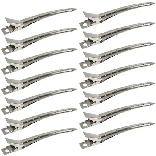 Metal Duckbill Clips 12pcs